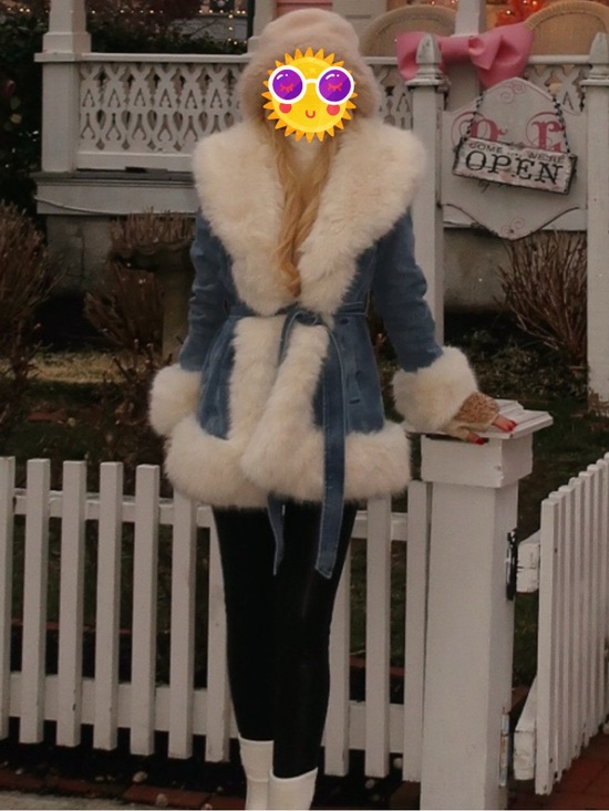 Coalition Jackets & Blazers - Coalition LA Faux Fur Lined Denim Jacket